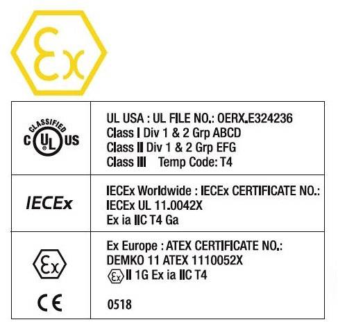 STAK ATEX 1W OSRAM Taschenlampe Ex Zone: 0 60 lm 130 m-3