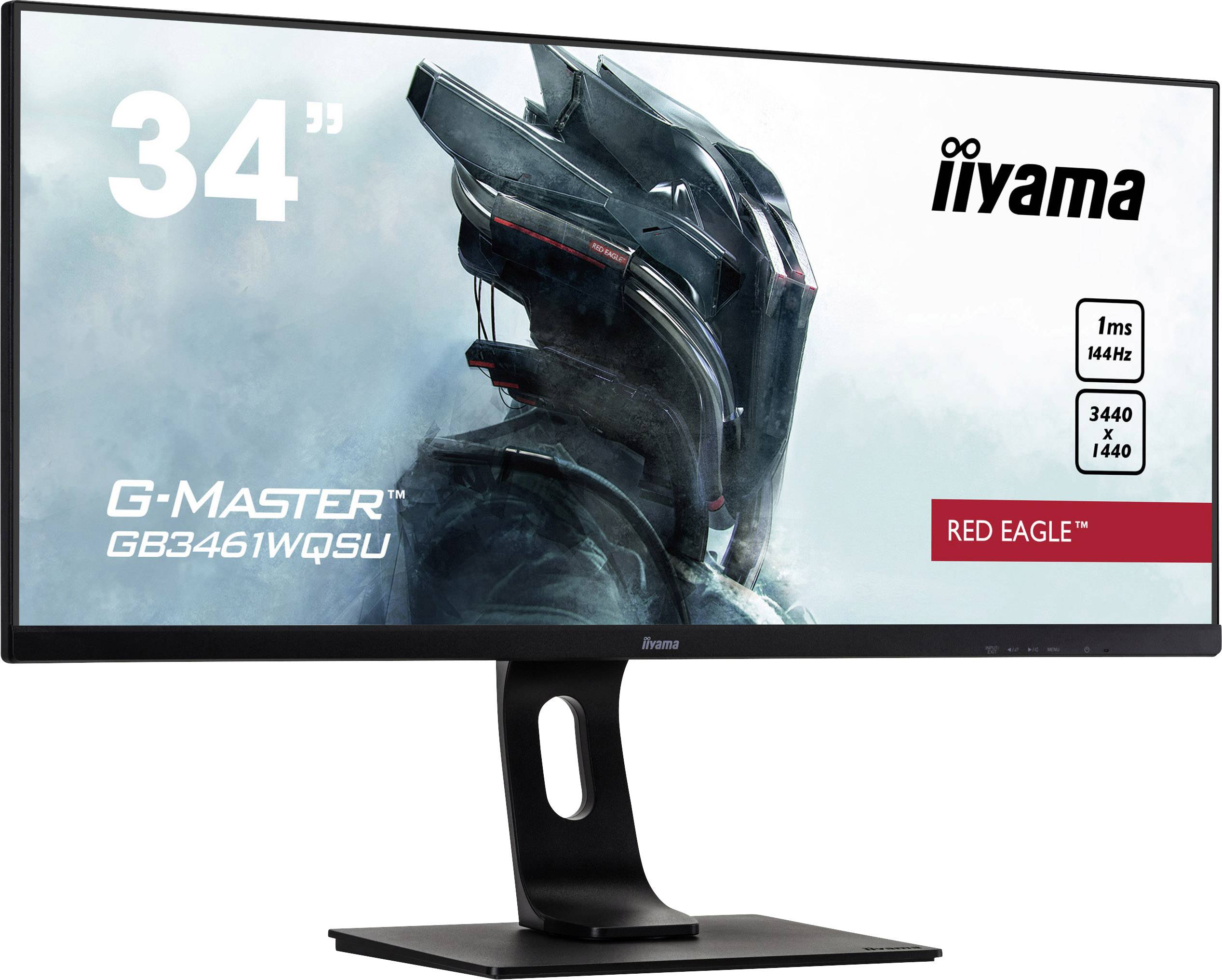 iiyama G-Master GB3461WQSU 34" 21:9 WQHD Display schwarz-1