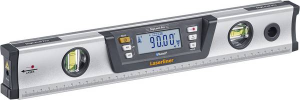 Laserliner DigiLevel Pro 40 081.270A Digitale Wasserwaage kalibriert (ISO) mit Magnet 400 mm 90 ° 0.5 mm/m