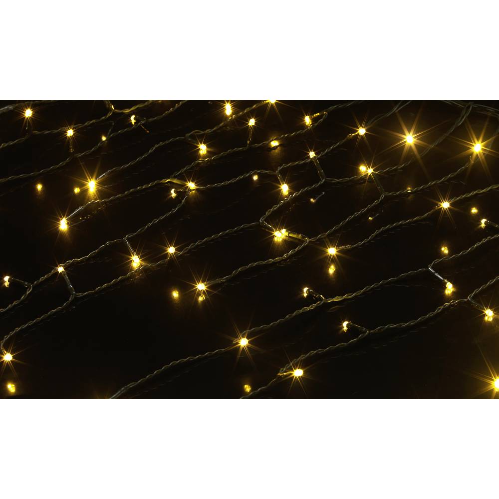 Sygonix Kerstboomverlichting Binnen-buiten 230 V-50 Hz 180 SMD LED Warmwit, Koudwit Instelbare licht