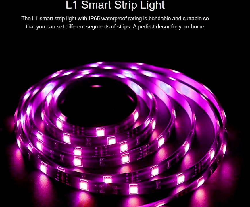 Sonoff Wi-Fi LED-Stripe Smart Lighting 2 m-1