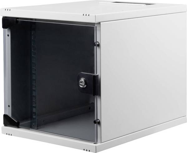 Digitus DN-10-06U-4 10 Zoll Netzwerkschrank (B x H x T) 312 x 330 x 400 mm 6 HE Grau, Grau (RAL 7035)