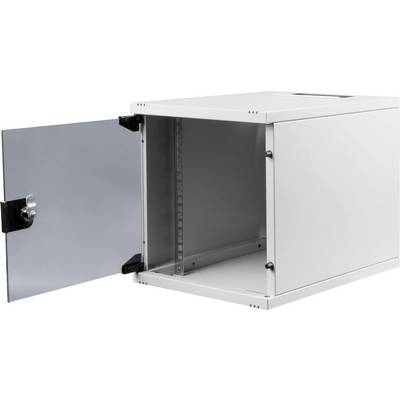 Digitus DN-10-06U-4 10 Zoll Netzwerkschrank (B x H x T) 312 x 330 x 400 mm 6 HE Grau, Grau (RAL 7035)-2
