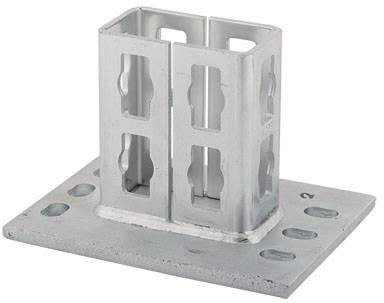 Fischer PSF 82 zl Sattelflansch Stahl 542716 5 St.