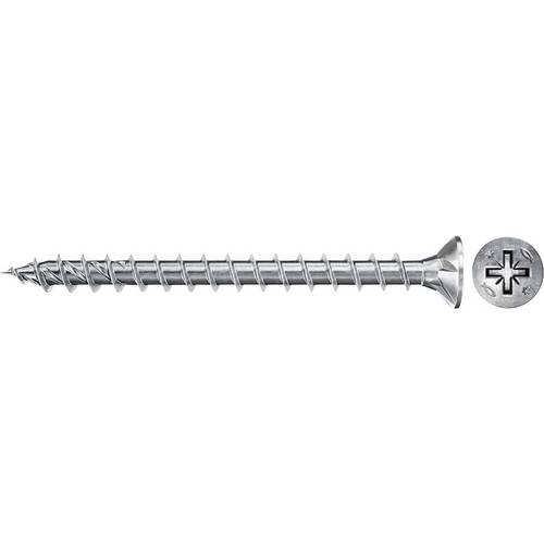 Thumbnail - Fischer 670183 Power-Fast II CZF Spanplattenschraube 4 mm 16 mm Kreuzschlitz Pozidriv Stahl galvanisch verzinkt 200 St.