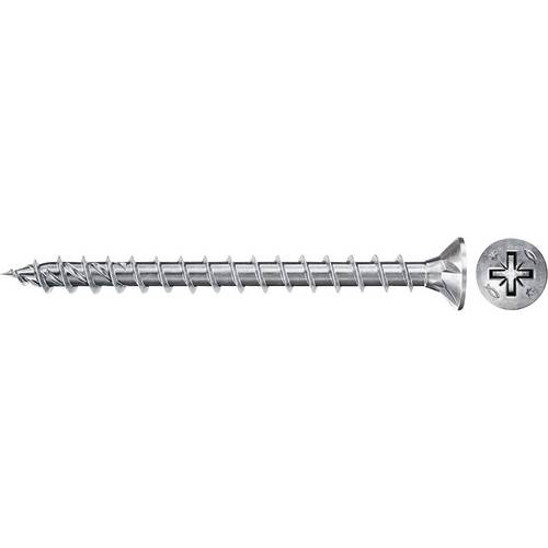 Thumbnail - Fischer 670186 Power-Fast II CZF Spanplattenschraube 4 mm 20 mm Kreuzschlitz Pozidriv Stahl galvanisch verzinkt 1000 St.