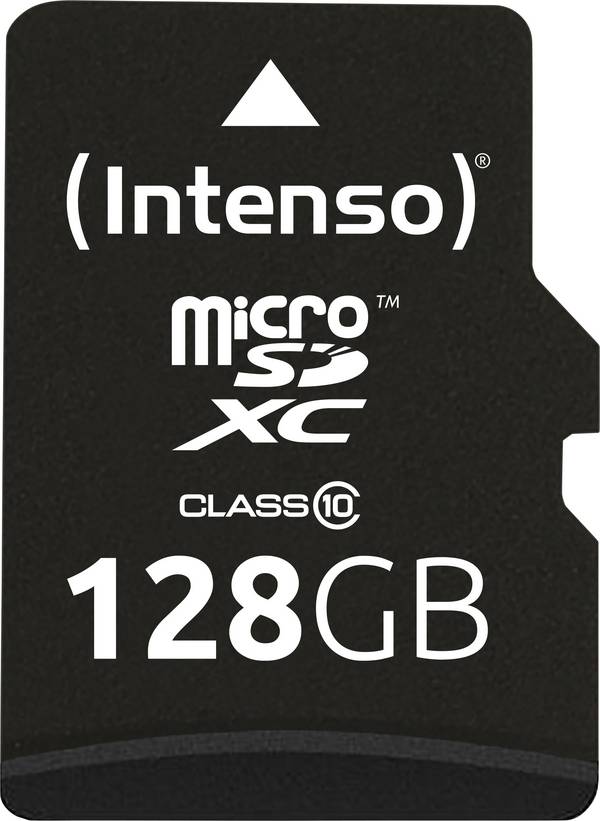 Intenso Intenso - Flash-Speicherkarte (microSDXC-an-SD-Adapter inbegriffen) microSDXC-Karte  128 GB Class 10 inkl. SD-Adapter