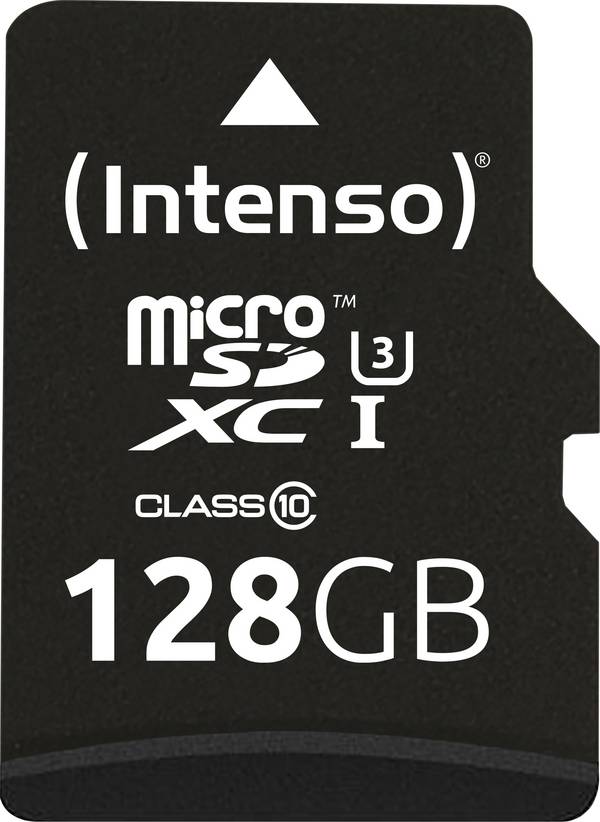 Intenso Professional microSDXC-Karte  128 GB Class 10, UHS-I inkl. SD-Adapter