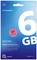 Das Bild zeigt eine O2 Prepaid SIM-Kartenverpackung für 6 GB Datenvolumen. Angebot: Allnet-Flat, Weitersurfgarantie für 9,99 EUR.