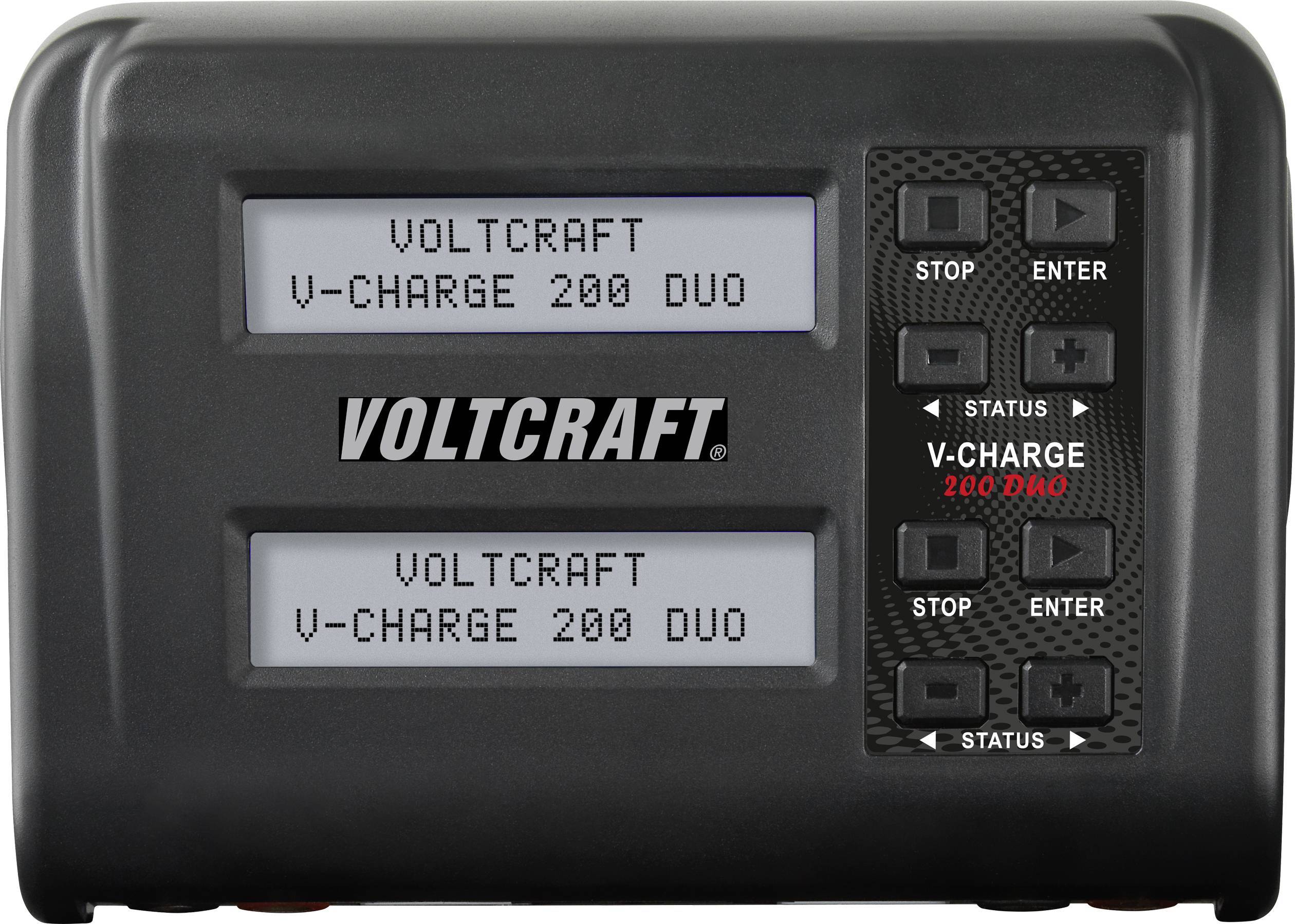 VOLTCRAFT V-Charge 200 Duo Modellbau-Ladegerät 10 A LiIon, LiFePO, LiHV, LiPo Entladefunktion, Temperaturüberwachung-2