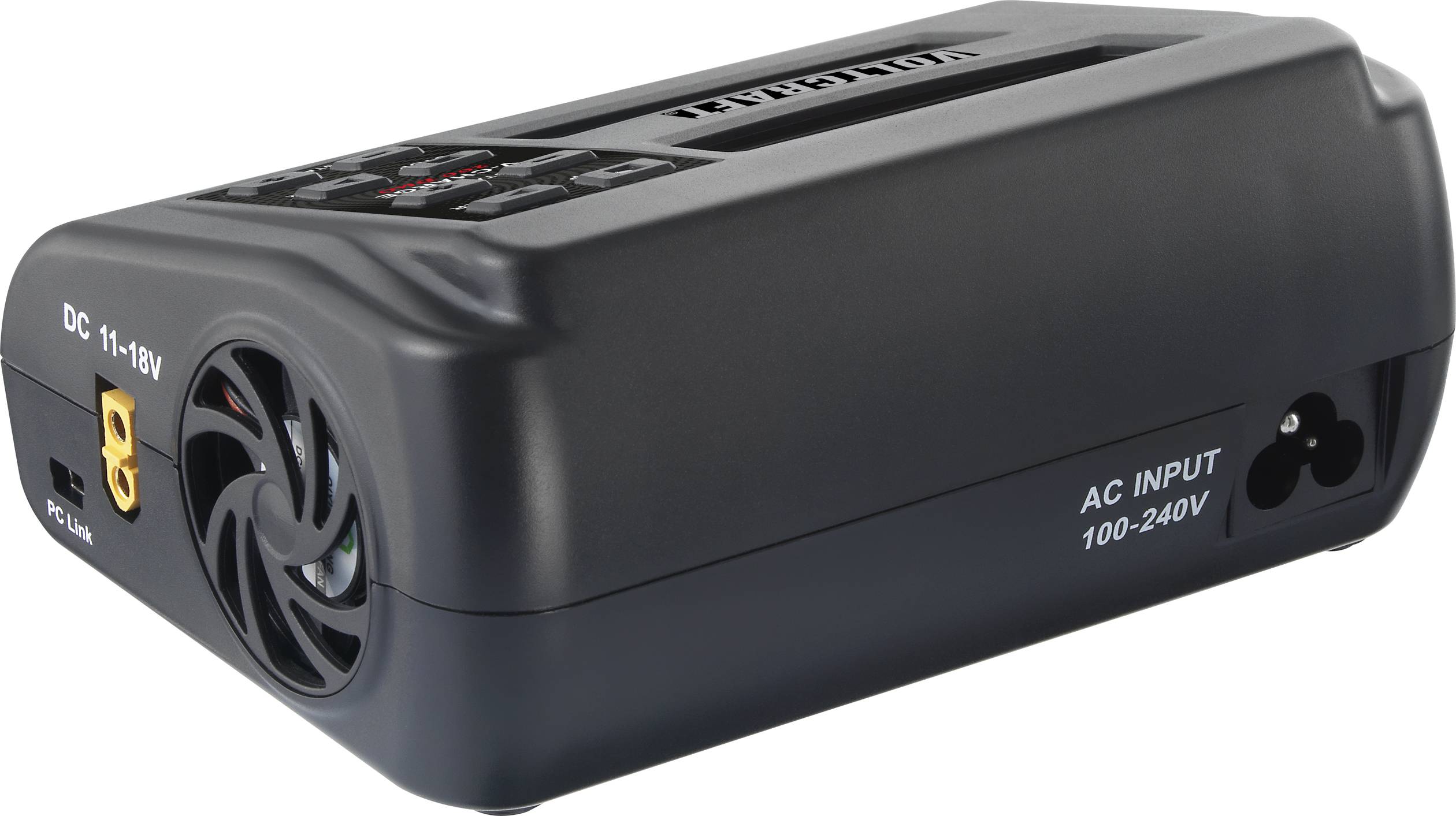 VOLTCRAFT V-Charge 200 Duo Modellbau-Ladegerät 10 A LiIon, LiFePO, LiHV, LiPo Entladefunktion, Temperaturüberwachung-3