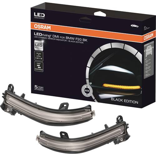 Thumbnail - Osram Automotive LEDDMI F20 BK S LEDriving® Black Edition Spiegelblinker BMW BMW X1, BMW 4er, BMW 3er, BMW 2er, BMW 1er