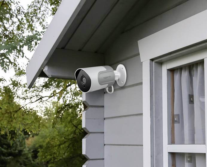 Somfy 2401563 Caméra de Surveillance Extérieure sans Fil - Gris