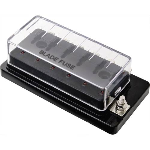 TRU COMPONENTS TC-9070400 TC-9070400 KFZ-Sicherungshalter mit Statusanzeige Passend für (Sicherungen) Flachsicherung Sta...