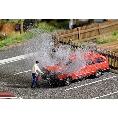 Busch 7881 H0 PKW Modell Volkswagen Passat Motorbrand mit Figur