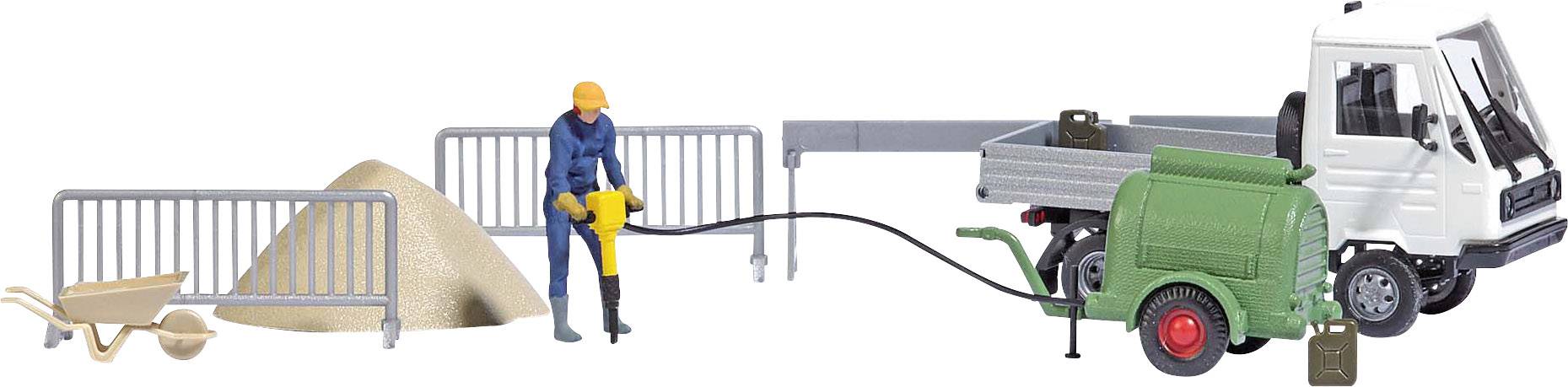 Busch 7904 H0 Hako Multicar s kompresorem a sbíječce