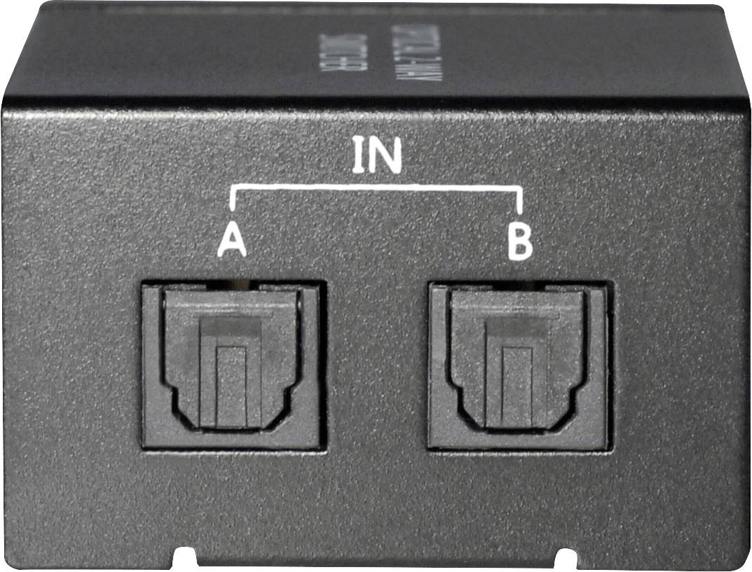 Maxtrack AL 14 L Toslink-Switch Schwarz-2