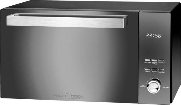 ProfiCook PC-MWG 1204 Mikrowelle mit Grill, 23 Liter Garraum, 800 Watt