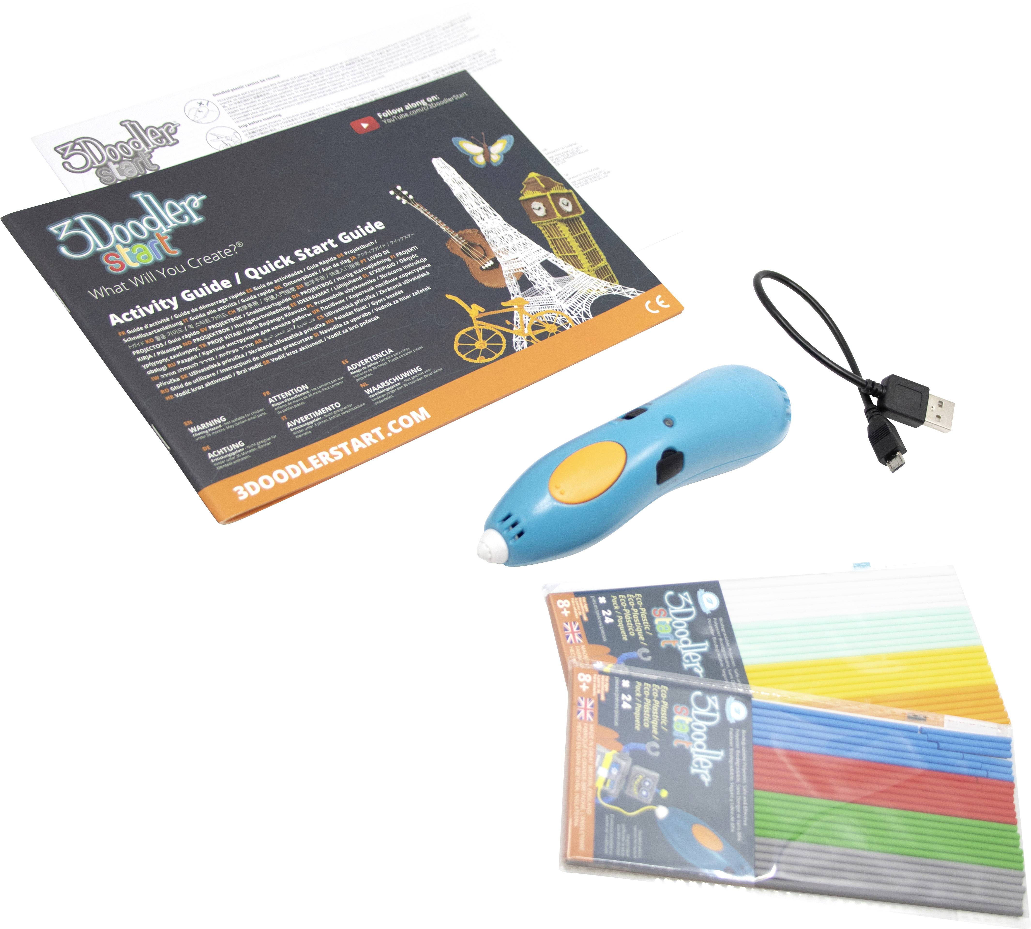 WOBBLEWORKS 3Doodler MINT Start Essential 3D Drucker-Stift 1.75 mm