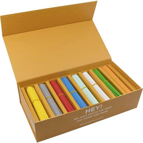 3Doodler 185183 MINT Filament Start Filament-Paket Blau, Cyan, Grün, Grau, Orange, Rot, Weiß, Gelb 1 St.