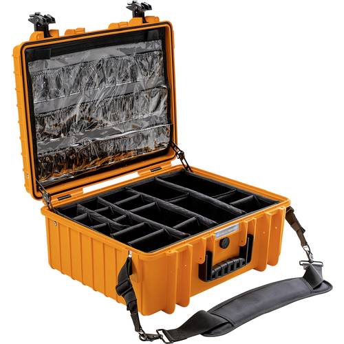B & W International Outdoor Koffer outdoor.cases Typ 6000 32.6 l (B x H x T) 510 x 215 x 419 mm Orange 6000/O/MED