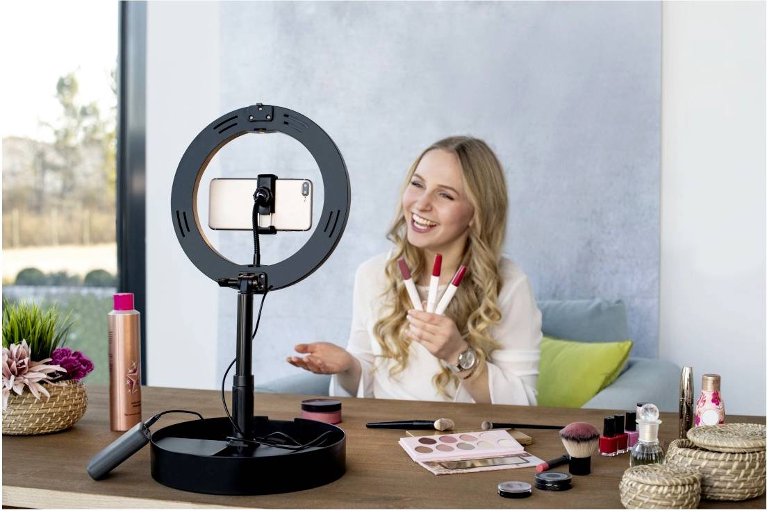 Hama SpotLight FoldUp 102 LED Ringleuchte EEK G (A - G) Anzahl LEDs=128-12