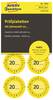 Avery-Zweckform 7902 Prüfplakette 20__ 20XX Gelb (Ø x L) 30 mm x 30 mm 30 mm 80 St.