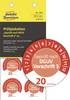 Avery-Zweckform 7907 Prüfplakette Geprüft nach DGUV Vorschrift 3 20XX Rot Kunststoff (Ø x L) 30 mm x 30 mm 30 mm DGUV 80 St.