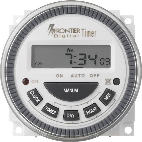 Fronttafeleinbau-Zeitschaltuhr digital 230 V/AC 4000 W