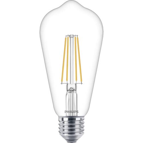 Thumbnail - Philips LED 76305300 LED EEK E (A - G) E27 Spezialform 7 W = 60 W Warmweiß (Ø x L) 6.4 cm x 14 cm 1 St.