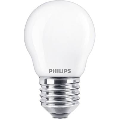 Philips Lighting 76391600 LED EEK F (A - G) E27 Tropfenform 4.3 W = 40 W Warmweiß (Ø x L) 4.5 cm x 8 cm  2 St.