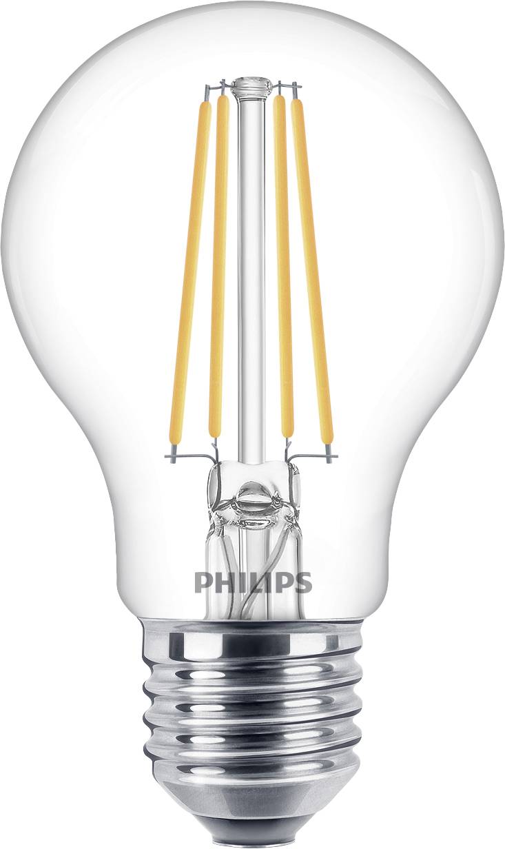 PHILIPS Lighting LED EEK A++ (A++ - E) E27 Glühlampenform 7 W = 60 W Warmweiß (Ø x L) 6 cm x 10