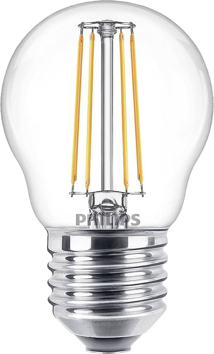 PHILIPS Lighting LED EEK A++ (A++ - E) E27 Tropfenform 4.3 W = 40 W Warmweiß (Ø x L) 4.5 cm x 8