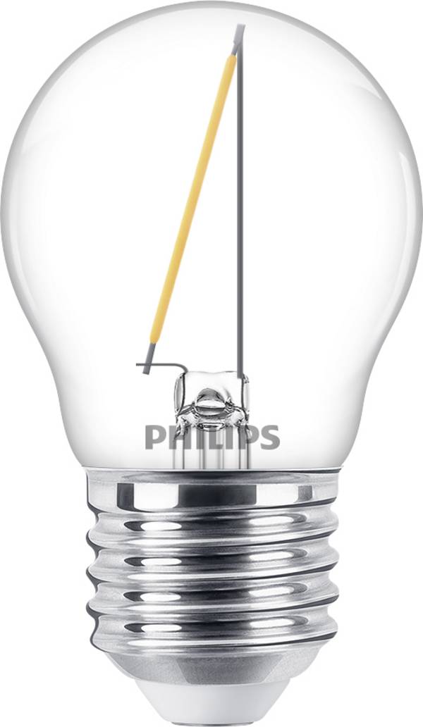 Philips LED 76425800 LED EEK F (A - G) E27 Tropfenform 1.4 W = 15 W Warmweiß (Ø x L) 4.5 cm x 7.8 cm  1 St.