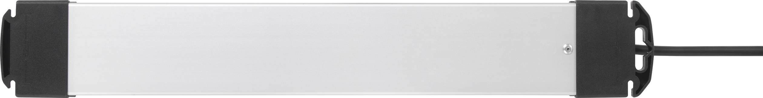 Sygonix SY-4538262 Steckdosenleiste mit Schalter 6fach Schwarz, Silber Schutzkontakt 1 St.-2