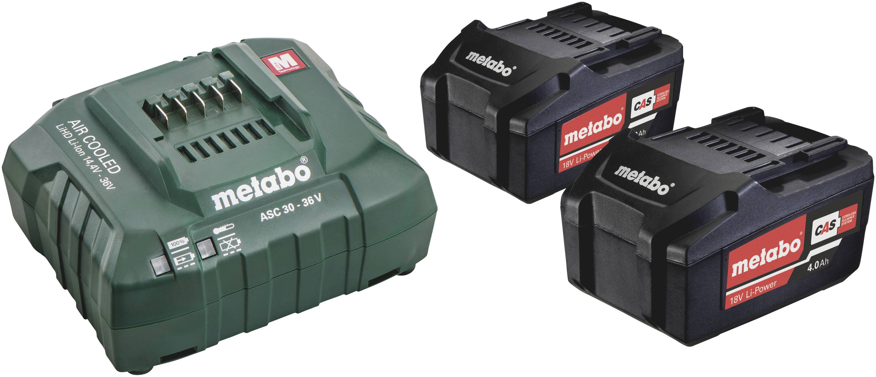 Metabo Basic-Set 2 x 4.0 Ah Ladestation 685050000 kaufen