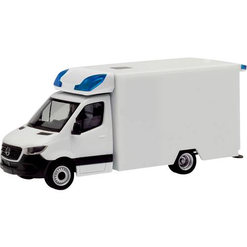 Herpa 013826 H0 Einsatzfahrzeug Modell Mercedes Benz Sprinter 18 Fahrtec RTW (neuer Aufbau), weiß