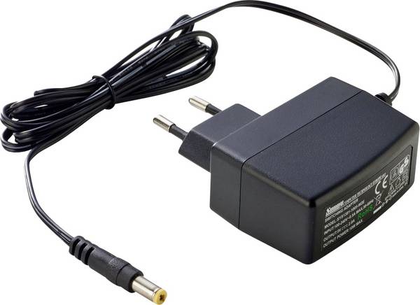 Dehner Elektronik SYS 1381N-1212-W2E Steckernetzteil, Festspannung 12 V/DC 1.0 A 12 W Stabilisiert
