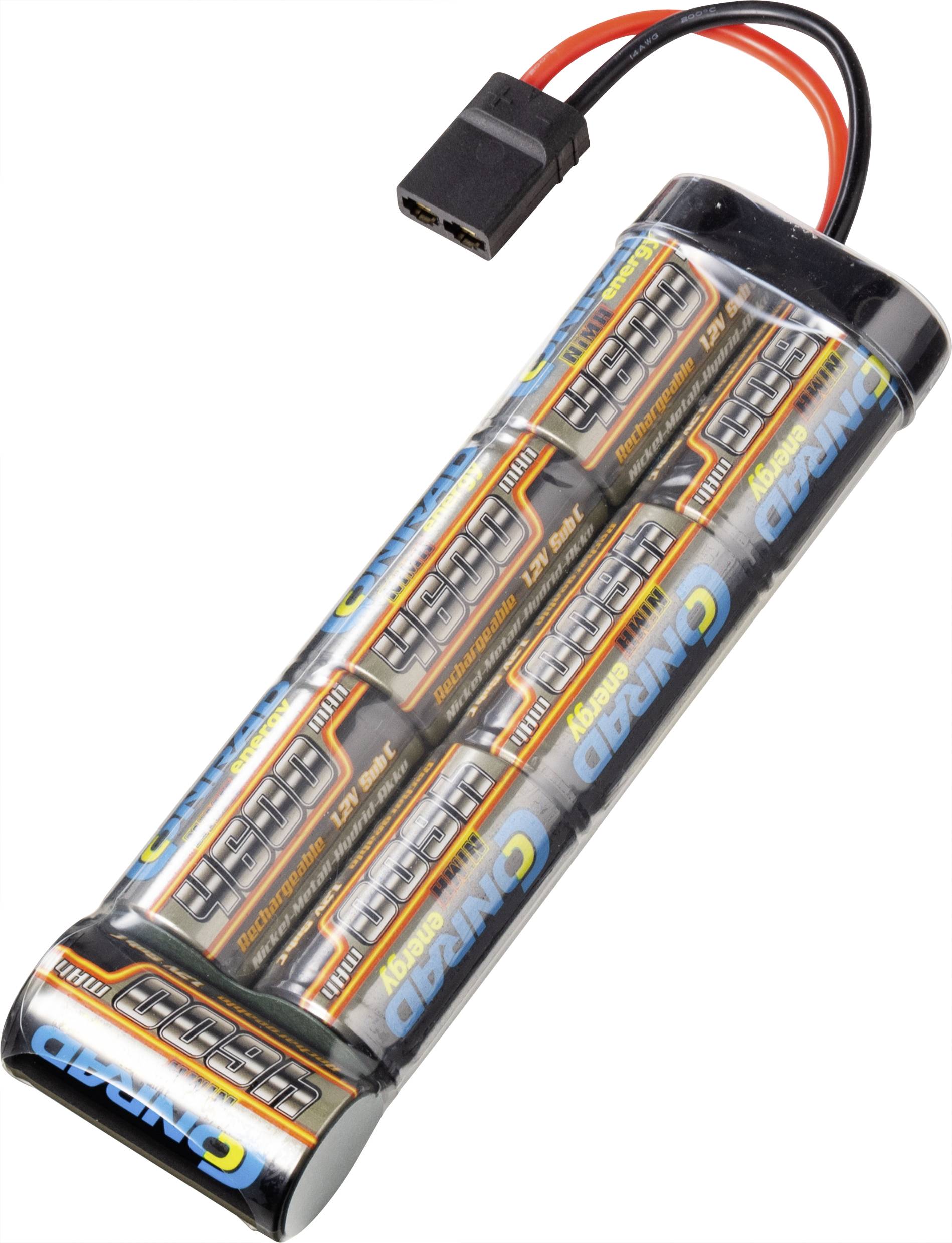 CONRAD energy Modellbau-Akkupack (NiMh) 8.4 V 4600 mAh Zellen-Zahl: 7 Stick Traxxas-Stecker