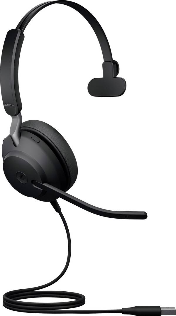Jabra Evolve2 40 MS Mono - Headset - On-Ear - konvertierbar