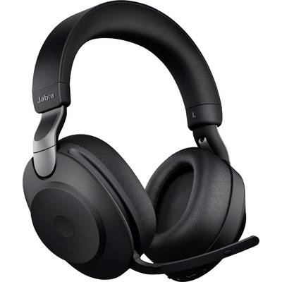 Jabra Evolve2 85 UC Telefon  Over Ear Headset Bluetooth®, kabelgebunden Stereo Schwarz Mikrofon-Rauschunterdrückung Laut