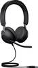 Jabra Evolve2 40, USB-A UC Stereo Over Ear Headset kabelgebunden Stereo Schwarz Mikrofon-Stummschaltung Telefon