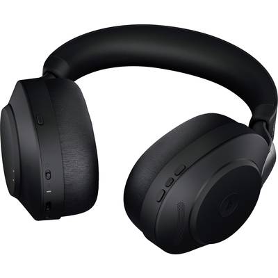 Schwarze Over-Ear-Kopfhörer mit geschlossener Bauweise und Bedienelementen an der Seite. Geeignet für Musikgenuss und Geräuschunterdrückung.