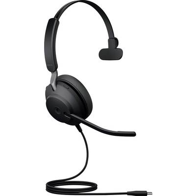 Jabra Evolve2 40 MS Mono - Headset - On-Ear - konvertierbar-0