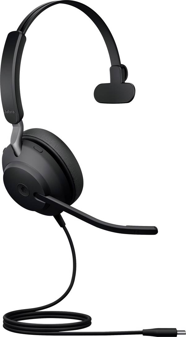Jabra Evolve2 40 MS Mono - Headset - On-Ear - konvertierbar