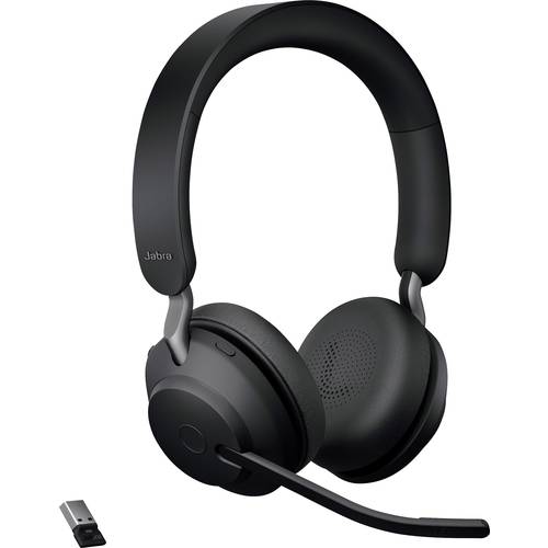 Thumbnail - Jabra Evolve2 65 UC On Ear Headset Bluetooth® Stereo Schwarz Noise Cancelling Lautstärkeregelung, Batterieladeanzeige, M...