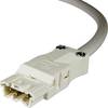 Adels-Contact 14815320 Netz-Anschlusskabel offene Kabelenden - Netz-Stecker Gesamtpolzahl: 2 + PE Weiß 2.00 m 50 St.