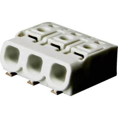 Adels-Contact 351403 SMD-Leiterplattenklemme 2.5 mm² Polzahl (num) 3 Weiß 250 St. 
