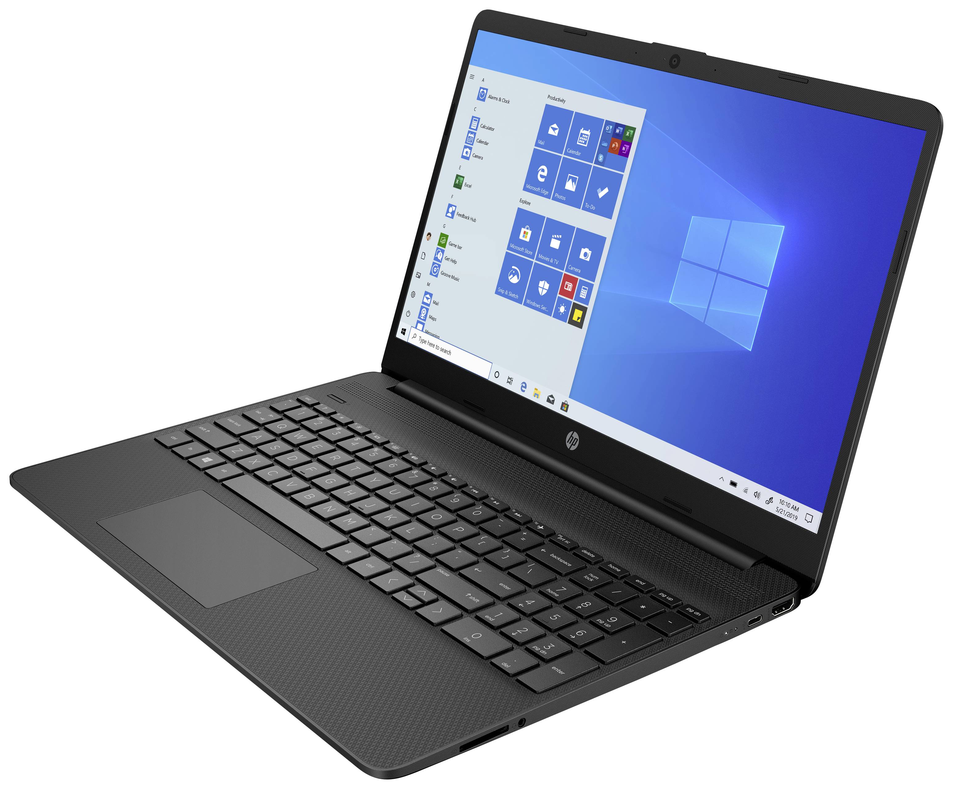 HP Notebook 15s-eq1445ng 39.6 cm (15.6 Zoll) Full HD AMD Ryzen 5 4500U 8 GB RAM 512 GB SSD Deutsch, QWERTZ Schwarz 1F9H2-3