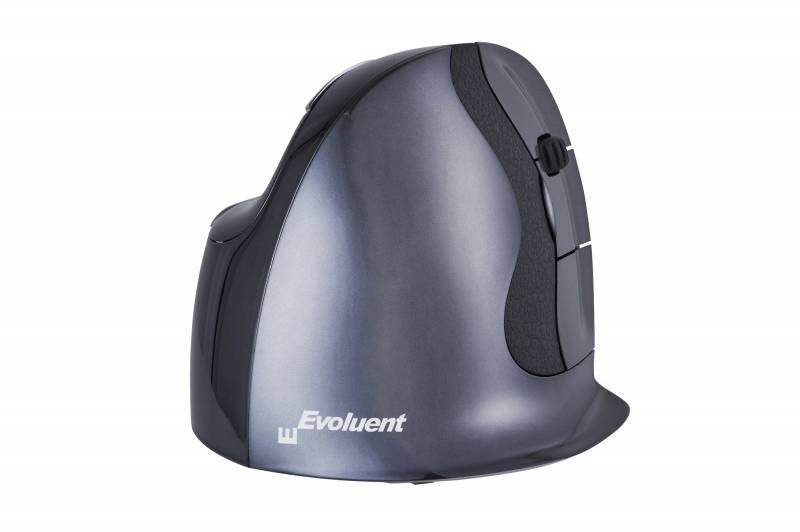 BakkerElkhuizen Evoluent D Mouse L Ergonomische Maus Funk Größe: L Laser Mehrfarbig 6 Tasten 3200 dpi Ergonomisch-0